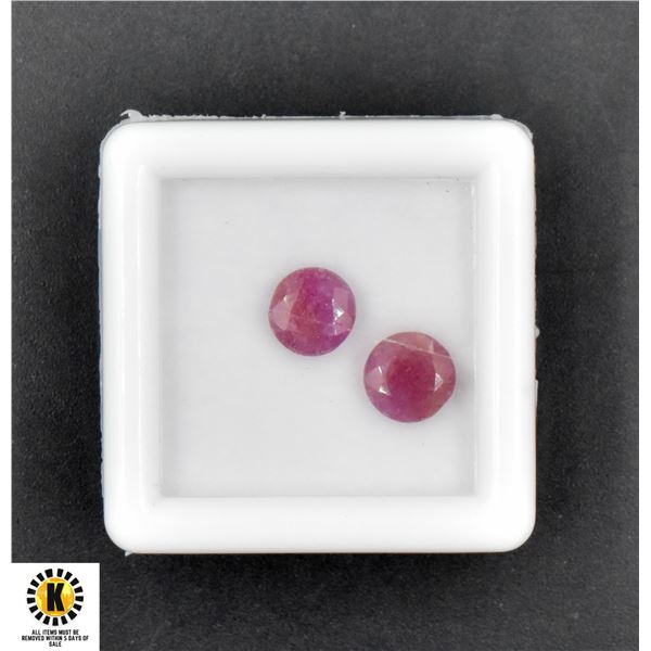 #42-NATURAL UNTREATED RED RUBY GEMSTONE 2.60CT