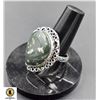 Image 1 : #310-NATURAL OCEAN JASPER SPORT RING SIZE 9.75
