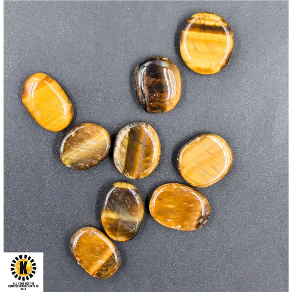 #4-NATURAL TIGER EYE GEMSTONE 71.015CT