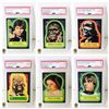 Image 1 : FEATURED LOTS: GRADED 1977 STARWARS STICKERS