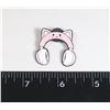 Image 1 : NEW CAT HEADPHONE LAPEL PIN