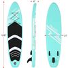 Image 2 : NEW FB SPORT MINT/WHITE STAND UP PADDLE BOARD WITH
