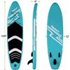 Image 2 : NEW FB SPORT TURQUOISE STAND UP PADDLE BOARD WITH