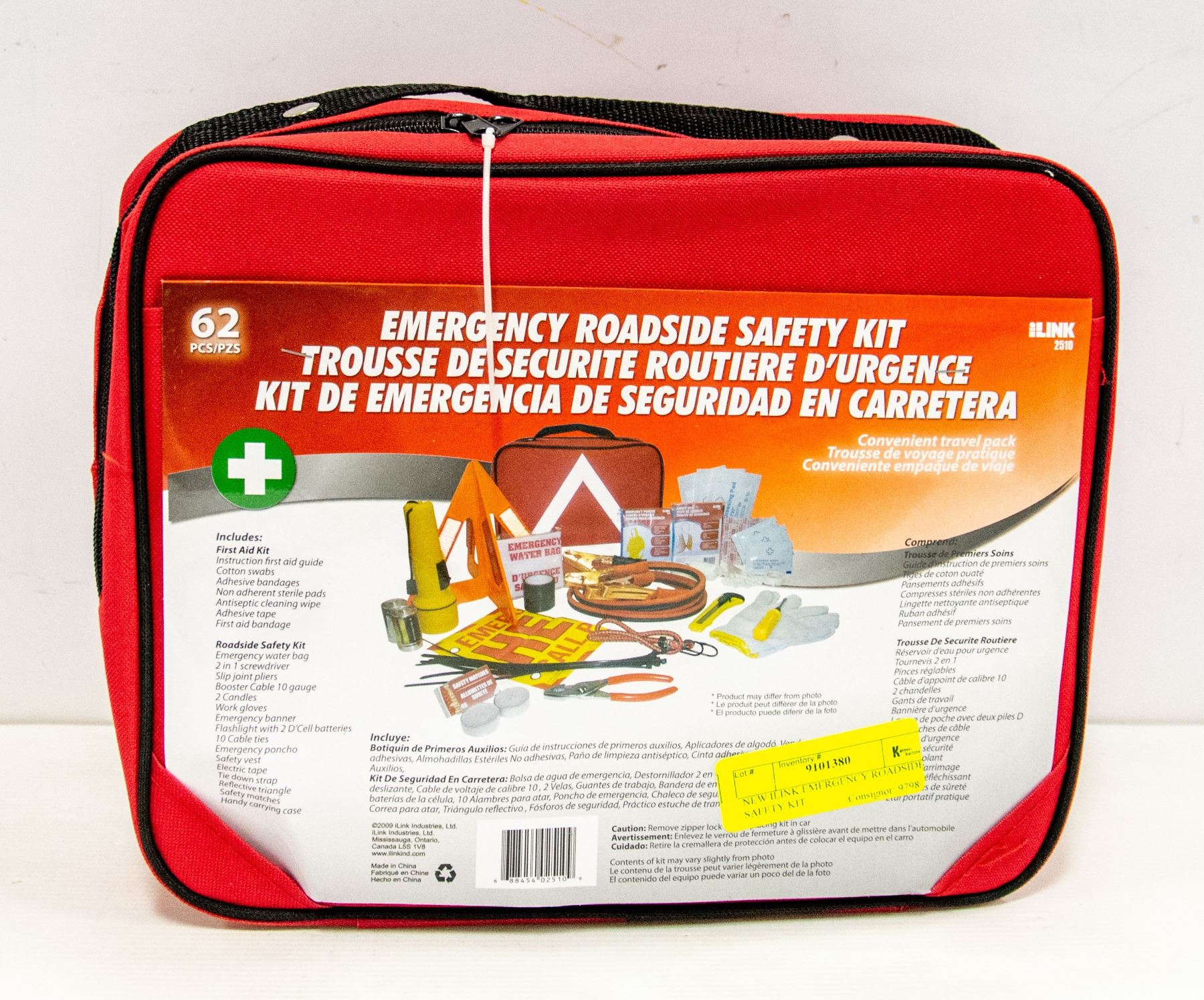 NEW ILINK EMERGENCY ROADSIDE SAFETY KIT