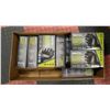 Image 1 : BOX OF ASSORTED SIZE MAKTIG TOUGH NITRILE GLOVES