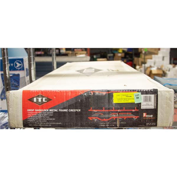 NEW ITC DROP SHOULDER METAL FRAME CREEPER