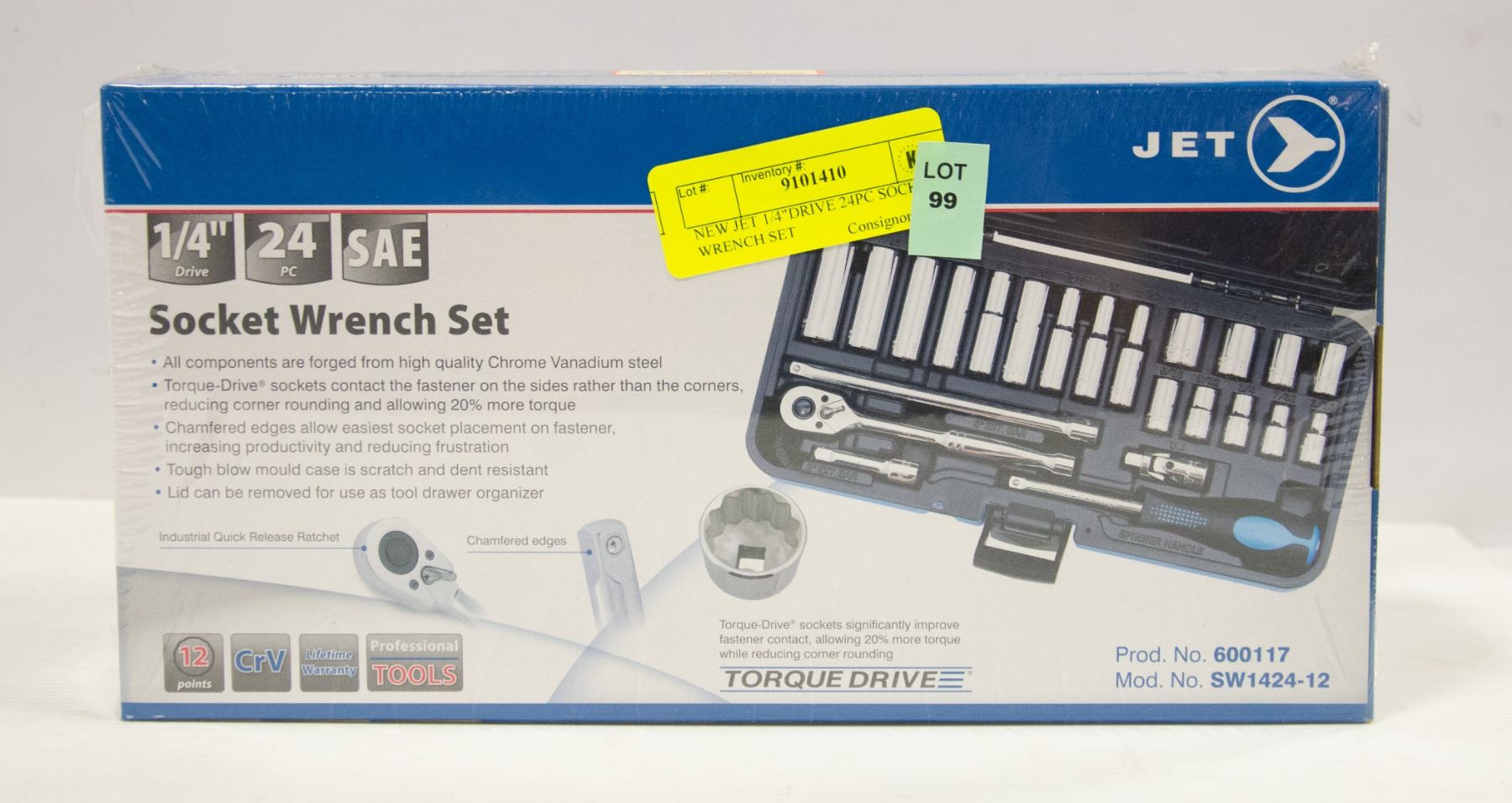 NEW JET 1/4"DRIVE 24PC SOCKET WRENCH SET