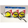 Image 1 : SET OF 3 NEW JET BRAND TAPE MEASURES (16')