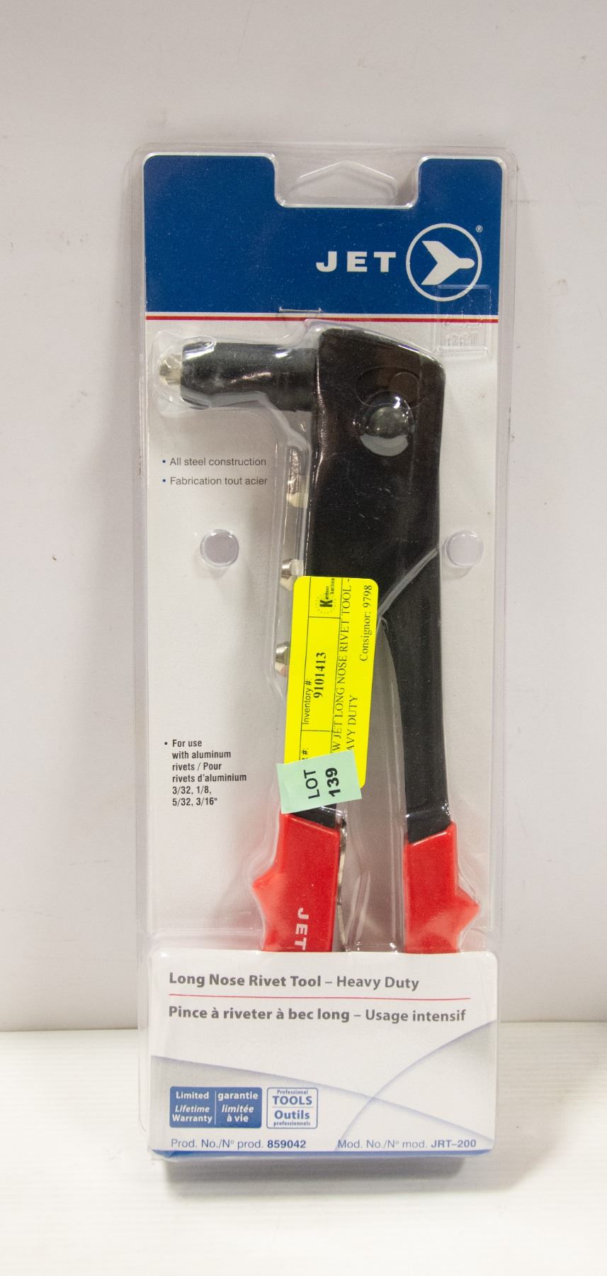 NEW JET LONG NOSE RIVET TOOL - HEAVY DUTY