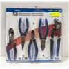 Image 1 : NEW 5PC INDUSTRIAL PLIER SET SUPER HEAVY DUTY