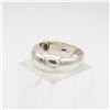 Image 2 : LADIES SILVER 925 RING, SIZE: 10