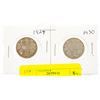 Image 1 : 1929 - 1930 CANADIAN KING GEORGE SILVER QUARTERS