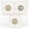 Image 1 : 1967 X 3 CANADIAN SILVER QUARTERS