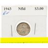 Image 1 : 1943 NFLD SILVER KING GEORGE FIVE CENT