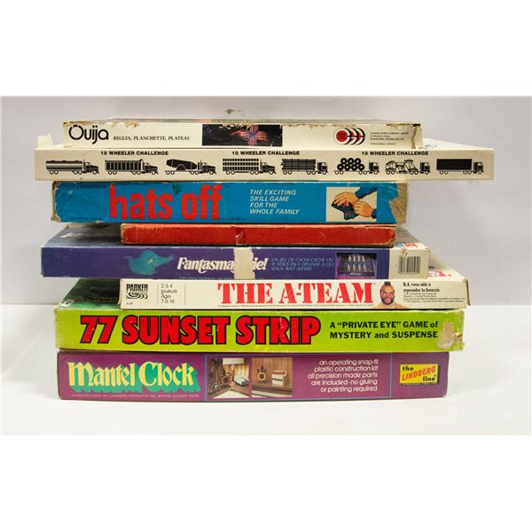 LARGE LOT OF VINTAGE GAMES