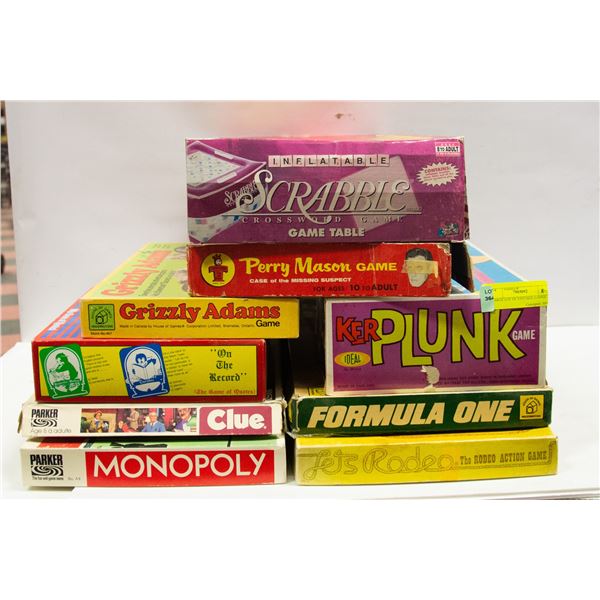 LARGE LOT OF VINTAGE GAMES