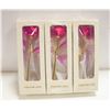 Image 1 : BUNDLE OF THREE 24K GOLD PLATED FOREVER LOVE ROSES