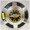 Image 1 : CHEVROLET METAL WALL CLOCK. 13 INCH DIAMETER