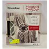 Image 1 : BROOKSTONE HEATED THROW 50 IN X 60 IN