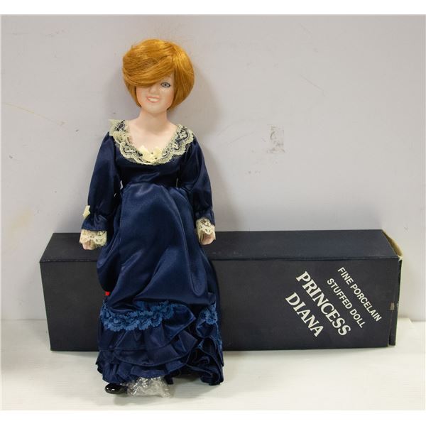 NEW VINTAGE PRINCESS DIANA PORCELAIN DOLL