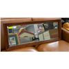 Image 1 : 3' X 16' OAX FRAMED MIRROR