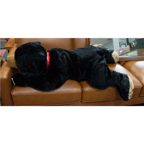 4FT LONG STUFFED FLOOR BEAR-ESTATE LAYS ON FLOOR