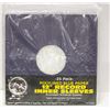 Image 1 : PACK OF 25 NEW POLYLINED BLUE RECORD SLEEVES