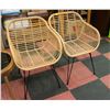 Image 1 : 2 OCCASIONAL CHAIRS NO CUSHIONS