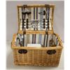 Image 1 : WICKER PICNIC BASKET SET - INCLUDES ALMOST EVERY-