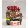 Image 1 : CANADIAN THEMED GIFT BASKET - ICE WINE CANDY,