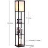 Image 2 : NEW BRIGHTECH MAXWELL LED USB SHELF FLOOR LAMP