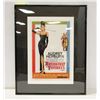 Image 1 : FRAMED BREAKFAST AT TIFFANY'S MOVIE POSTER PRINT