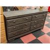 Image 1 : GRAY MODERN 6 DRAWER HORIZONTAL DRESSER