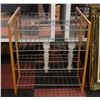 Image 1 : WOODEN FRAME AND METAL SHOE RACK - 4 TIERS