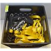 Image 1 : CRATE OF ASSORTED TIE DOWN STRAPS ETC.