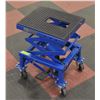 Image 1 : BLUE 330LB MOTERCYCLE HYDRAULIC LIFT STAND