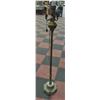 Image 1 : ANTIQUE BRASS FLOOR LAMP *NEEDS SHADE & BULBS*