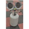 Image 1 : 30LBS PROPANE TANK WITH DUAL HEAD HEATER