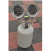 Image 1 : 30LBS PROPANE TANK WITH DUAL HEAD HEATER