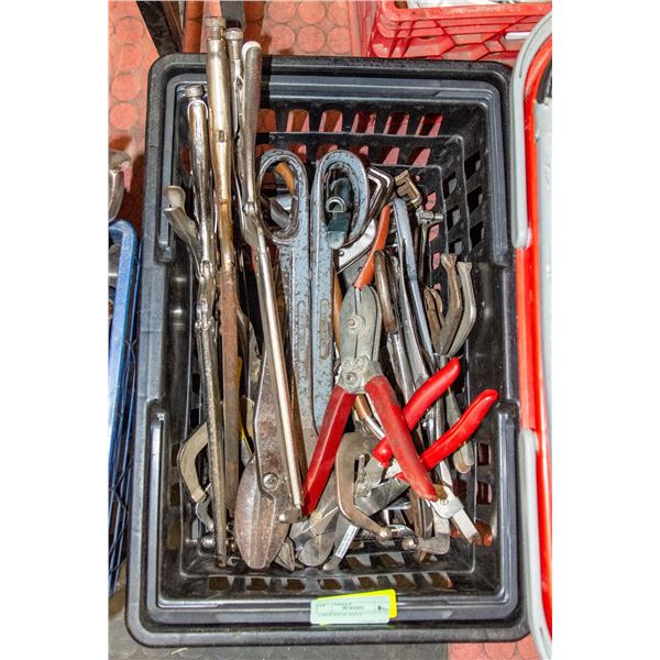 LARGE BIN OF TOOLS