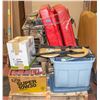 Image 1 : PALLET OF ESTATE ITEMS & GARAGE TOOLS & MORE