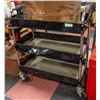 Image 1 : ROLLING 3 TIER SHOP CART