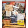 Image 1 : PALLET OF ESTATE ITEMS & GARAGE TOOLS & MORE