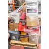 Image 1 : PALLET OF ESTATE ITEMS & GARAGE TOOLS & MORE