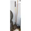 Image 1 : 24 INCH PUSH BROOM AND SPADE SHOVEL