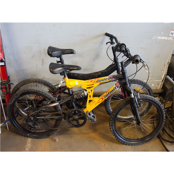 2 CHILDRENS BIKES (AS IS)