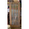 Image 1 : MADE IN CANADA WOODEN FRENCH DOOR H-80" W-1.5"