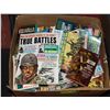 Image 1 : BOX WITH 100+ WAR PAPERBACKS AND MAGAZINES