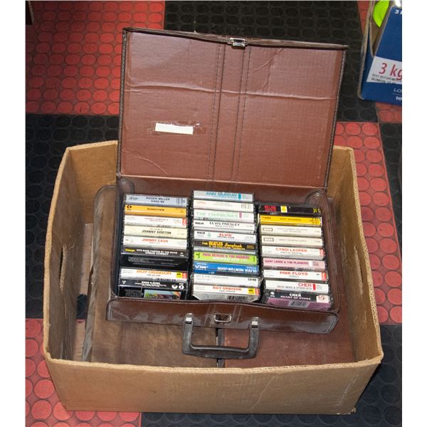 3 CASES OF AUDIO CASSETTES