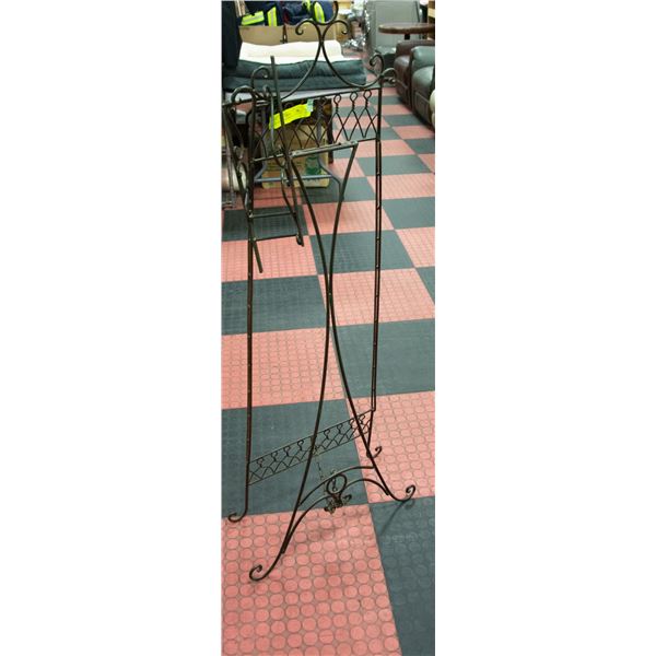 LARGE DECORATIVE METAL EASEL